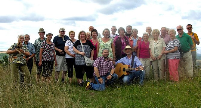 Musikalisch Wanderung im Kyffh&auml;userwald (Foto: Henry R&uuml;ckebeil)