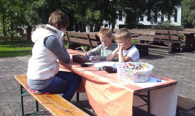 "Ged&auml;chtnismalerei" (Foto: Freizeitzentrum Artern)