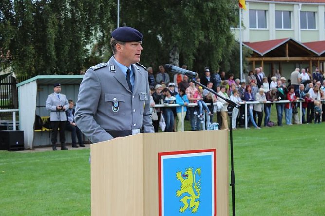 Vereidigung in der Patengemeinde (Foto: Karl-Heinz Herrmann) Vereidigung in der Patengemeinde (Foto: Karl-Heinz Herrmann)