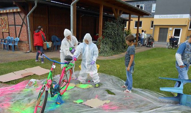 Gemeinsam f&uuml;r den Schlosspark (Foto: Jugendklub Ebeleben)