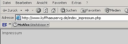 Screeshot einer Homepage (Foto: Karl-Heinz Herrmann) Screeshot einer Homepage (Foto: Karl-Heinz Herrmann)