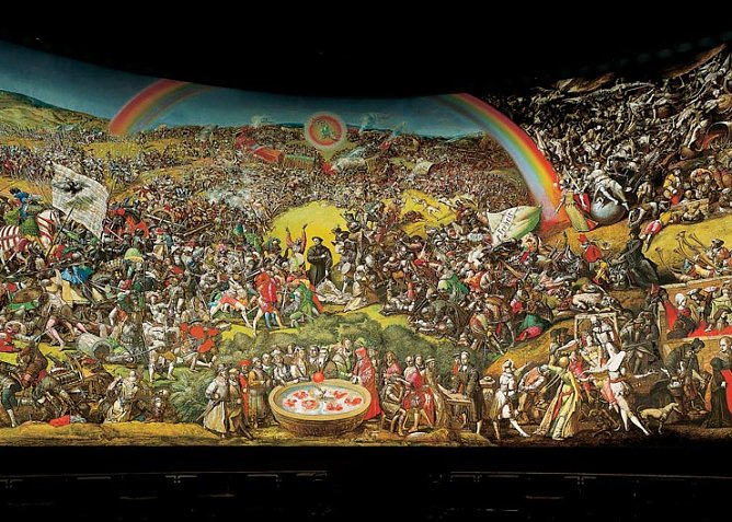 Ein Vierteljahrhundert bewegte Geschichte (Foto: Panoramamuseum Bad Frankenhausen) Ein Vierteljahrhundert bewegte Geschichte (Foto: Panoramamuseum Bad Frankenhausen)