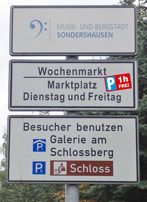 1-h-Parken (Foto: Stadt Sondershausen)
