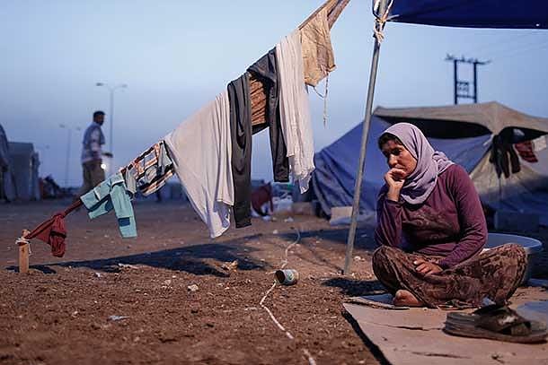 Flüchtlingslager (Foto: Charitas) Flüchtlingslager (Foto: Charitas)