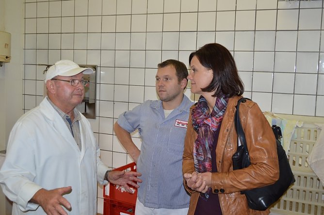 Kulinarischer Unternehmensbesuch in Greu&szlig;en (Foto: Landratsamt Kyffh&auml;userkreis)