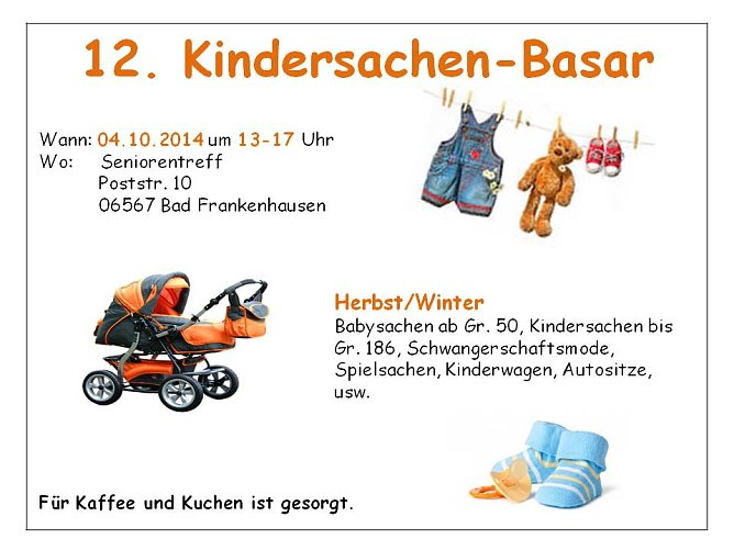 Tipps für Frankenhausen (Foto: Privat) Tipps für Frankenhausen (Foto: Privat)