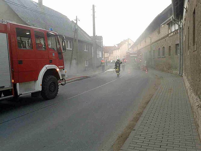 Feuerwehr probt den Ernstfall (Foto: Manuel W&ouml;lbing)