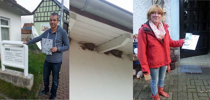 "Schwalbenfreundlich"- 2014 (Foto: NABU Kyffh&auml;userkreis)