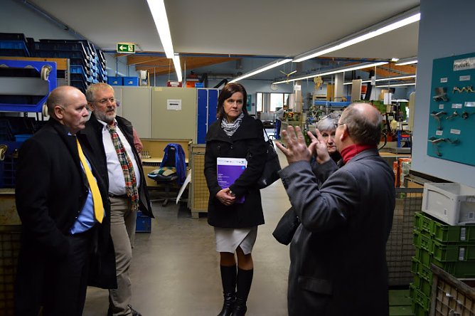 Landr&auml;tin in Ebeleben unterwegs (Foto: Landratsamt Kyffh&auml;userkreis)