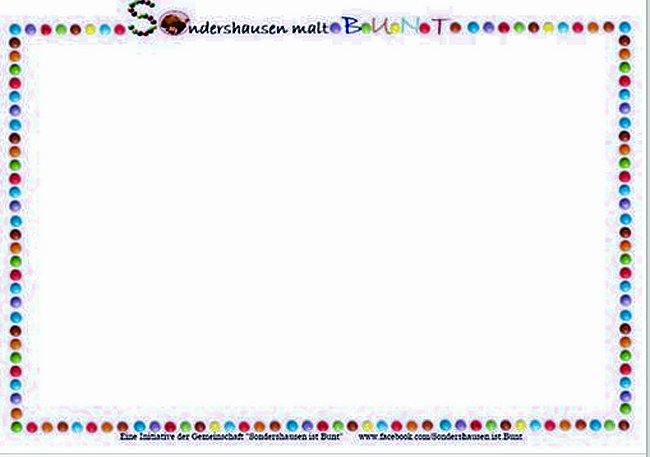 Sondershausen malt BUNT - Malt alle mit! (Foto: Sondershausen ist bunt.)