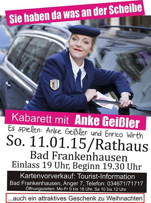 Sie haben da was an der Scheibe (Foto: Stadt Bad Frankenhausen)