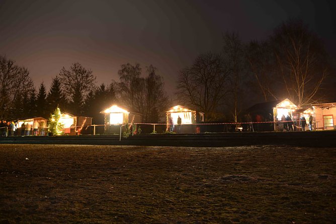 Weihnachtsromantik am Teich (Foto: Christoph Lemke)