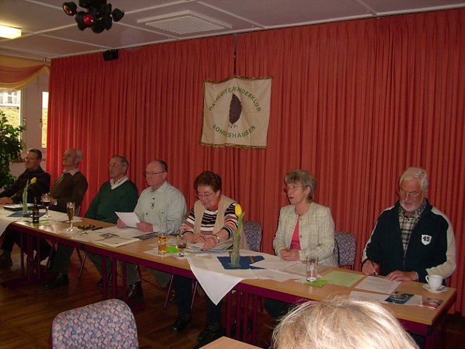 Vorstand Hainleite Wanderklub (Foto: Karl-Heinz Herrmann)