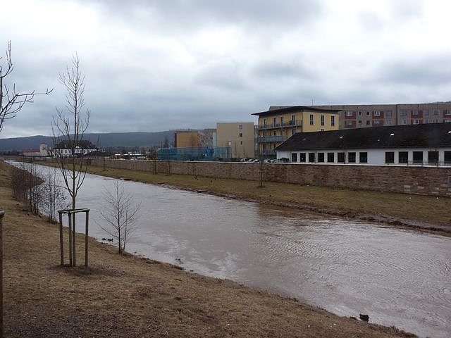 Die Wipper bei Sondershausen zu Miitag (Foto: Karl-Heinz Herrmann)