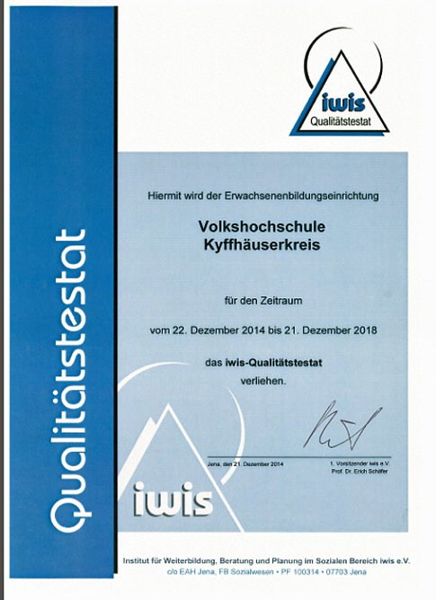 Gute Nachricht zwischen den Feiertagen (Foto: Landratsamt Kyffh&auml;userkreis)