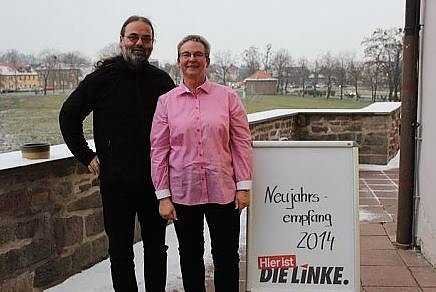 Einladung zum Neujahrsempfang der LINKEN (Foto: Karl-Heinz Herrmann)