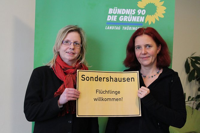 Th&uuml;ringen bleibt bunt! (Foto: B&uuml;ndnis90 / Die Gr&uuml;nen)