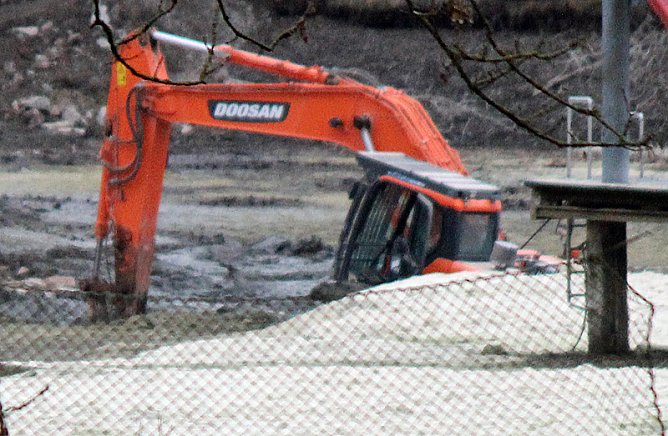 Tief im Schlamm eingesunken (Foto: Privat)