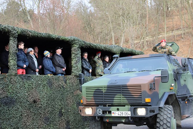 &Uuml;bergabe Kommando bei der 1. Kompanie des Versorgungsbataillons 131 (Foto: Karl-Heinz Herrmann)