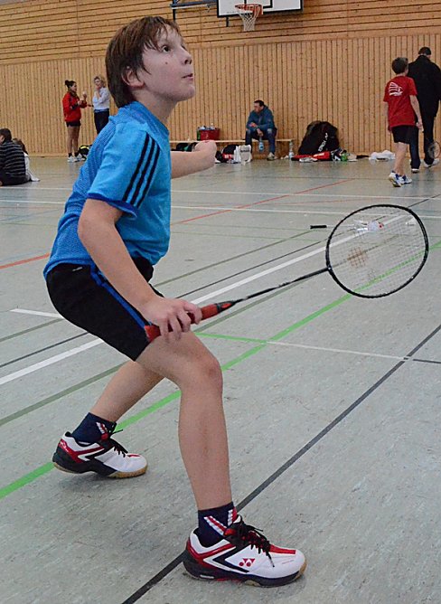 Badmintonnachwuchs zur 2. Verbandsrangliste (Foto: Andreas Reich)
