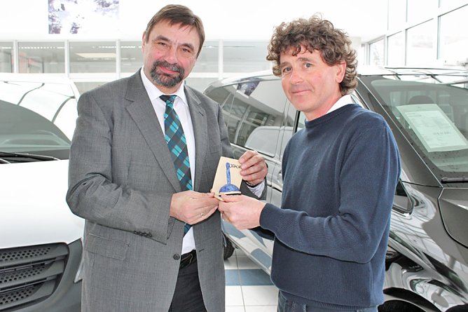 &Uuml;berraschung f&uuml;r den B&uuml;rgermeister (Foto: Karl-Heinz Herrmann)