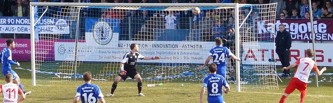 Das 0:1 f&uuml;r die G&auml;ste aus Zwickau (Foto: nnz)