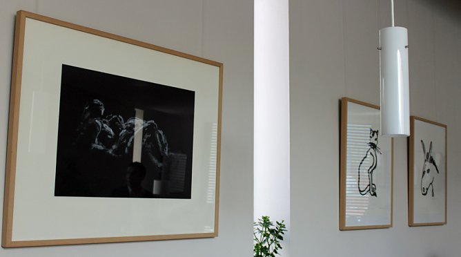 Mit neuem Buch im Kulturcaf&eacute; - Walter Sachs (Foto: Karl-Heinz Herrmann)