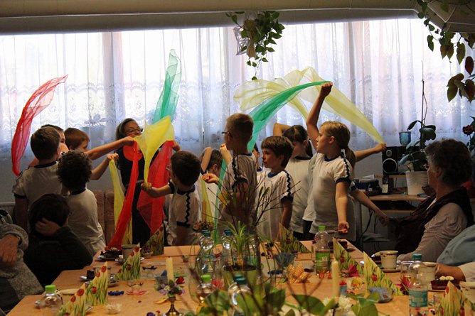 F&uuml;r Frauentagsfeier geschm&uuml;ckt (Foto: Karl-Heinz Herrmann)