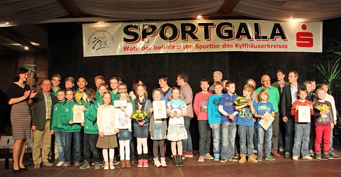 Beliebteste Nachwuchssportler des Kyffh&auml;userkreises (Foto: Karl-Heinz Herrmann)