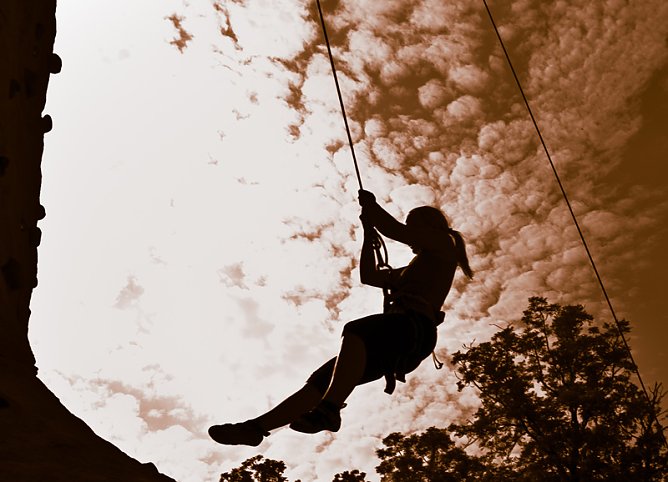 Klettertrainer gesucht (Foto: Ferienpark Feuerkuppe)
