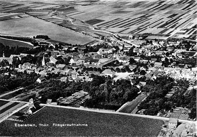 Ebeleben vor 70 Jahren (Foto: Privat) Ebeleben vor 70 Jahren (Foto: Privat)