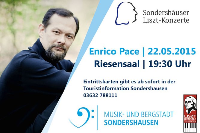 Enrico Pace zur Liszt-Biennale (Foto: Stadt Sondershausen)
