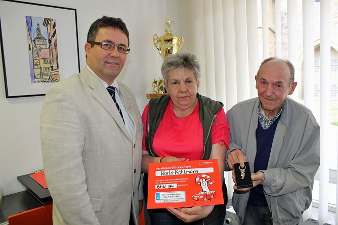 BMW-Gewinn ging in den Kyffh&auml;userkreis (Foto: Karl-Heinz Herrmann)