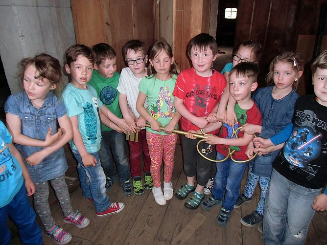 Vorschulkinder auf Abschlussfahrt (Foto: Kindervilla Bad Frankenhausen)