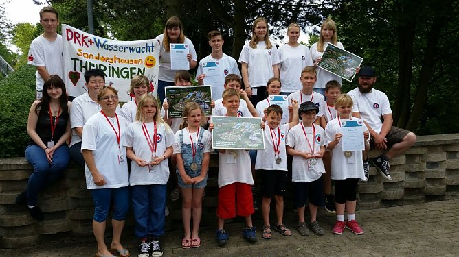 Erfolgreiche Wasserwachtjugend in Meiningen (Foto: DRK) Erfolgreiche Wasserwachtjugend in Meiningen (Foto: DRK)