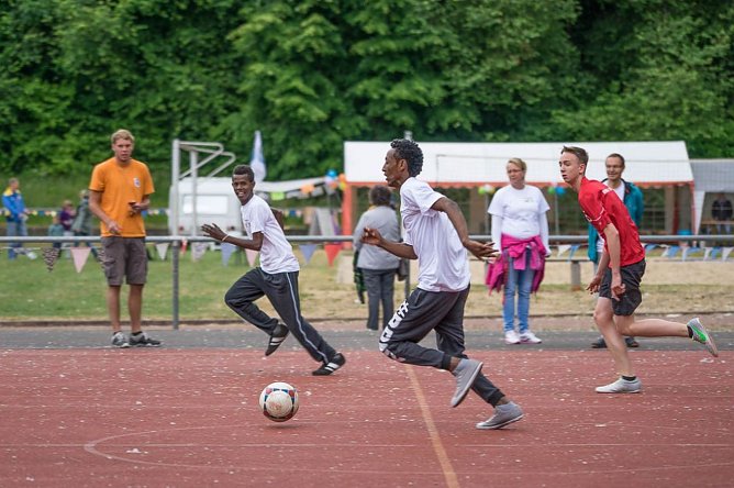 2. Spiel- und Sportfest in der Borntalarena (Foto: Cliquenunion 96 e.V.)