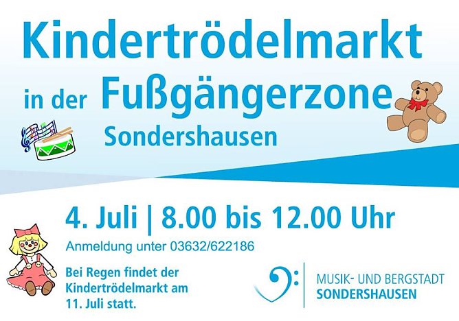 Kindertr&ouml;delmarkt ohne Standgeld (Foto: Stadt Sondershausen)