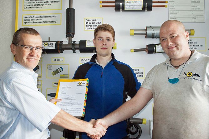 Ausbildung mit Bravour bestanden (Foto: Sebastian Koch isoplus)