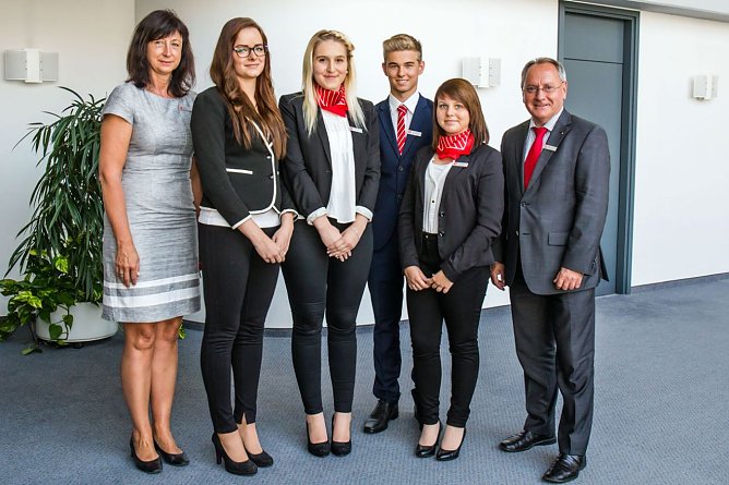 Berufsstarter in der Kyffh&auml;usersparkasse (Foto: Kyffh&auml;usersparkasse)