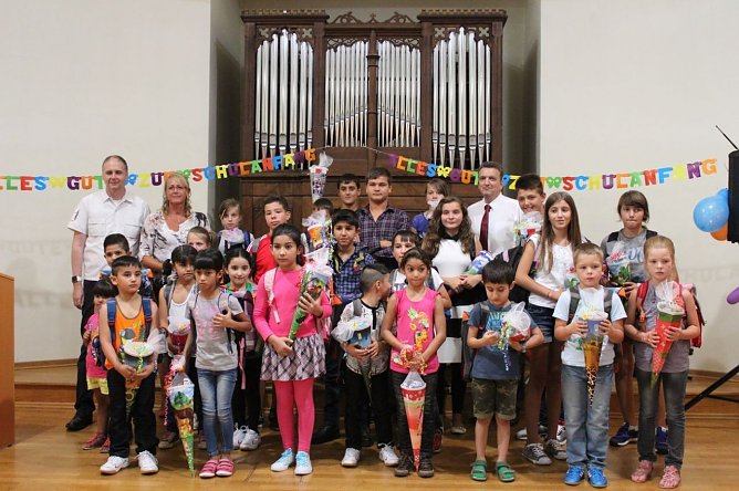 Schuleinf&uuml;hrungsfeier der besonderen Art (Foto: Karl-Heinz Herrmann)