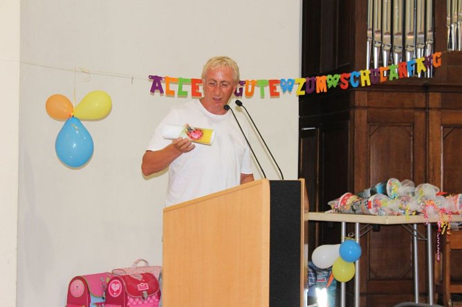 Schuleinf&uuml;hrungsfeier der besonderen Art (Foto: Karl-Heinz Herrmann)