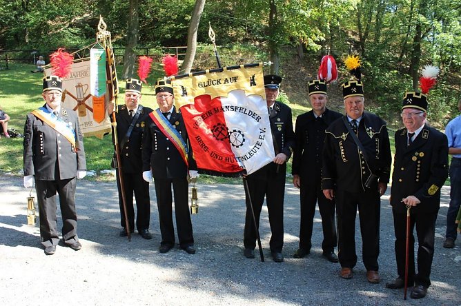 Kaiser Barbarossa begr&uuml;&szlig;te die Bergleute (Foto: Karl-Heinz Herrmann)