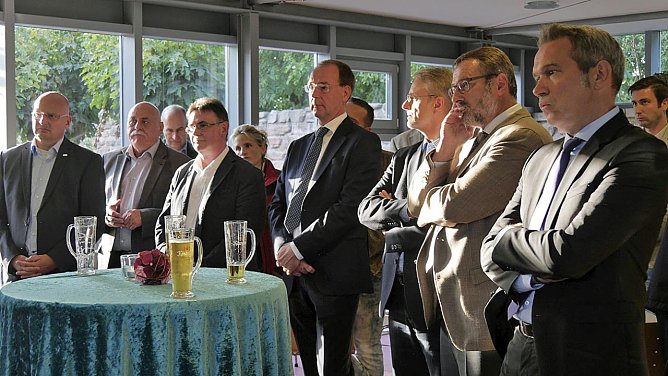 Unternehmerabend am Kyffhäuser Denkmal (Foto: Landratsamt Kyffhäuserkreis) Unternehmerabend am Kyffhäuser Denkmal (Foto: Landratsamt Kyffhäuserkreis)