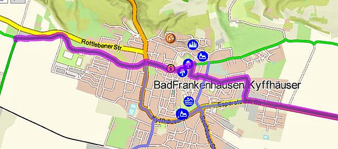 Routenführung durch Bad Frankenhausen-Warum so? (Foto: Karl-Heinz Herrmann) Routenführung durch Bad Frankenhausen-Warum so? (Foto: Karl-Heinz Herrmann)
