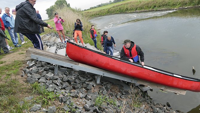 Neue Einstiegsstelle f&uuml;r Wasserwanderer (Foto: Landratsamt Kyffh&auml;userkreis)