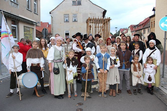 Bauernheer wurde nass gemacht (Foto: Karl-Heinz Herrmann)