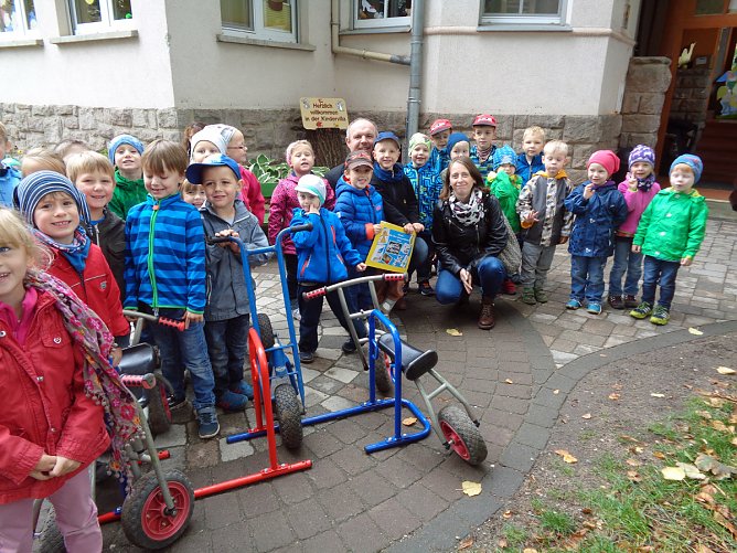 Nun herrscht wieder Ordnung (Foto: Kindervilla Bad Frankenhausen)