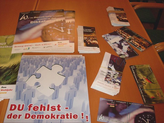 Beweg Dich, geh w&auml;hlen! (Foto: Karl-Heinz Herrmann)