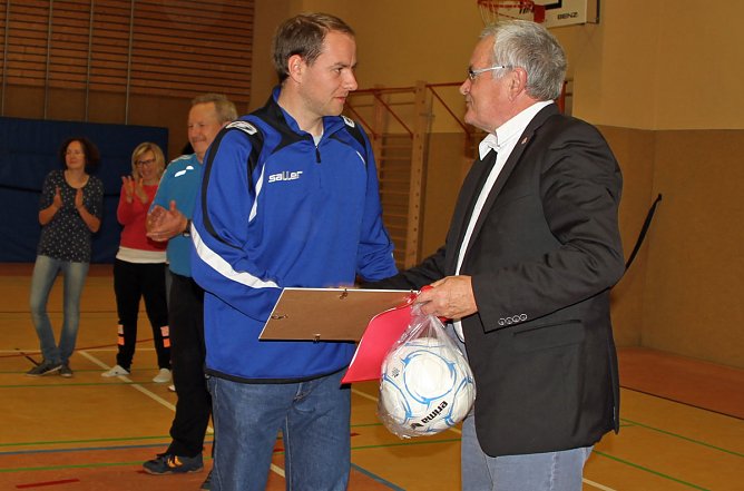 1:0 f&uuml;r ein Willkommen" (Foto: Bernd Wollweber)
