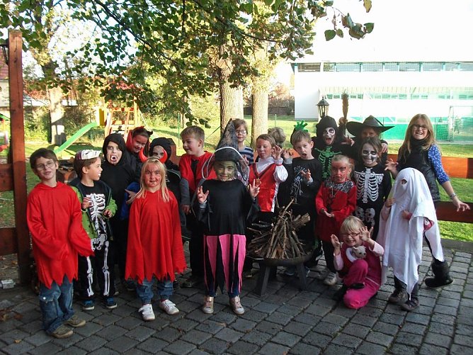 Gruselige Halloweenparty (Foto: Domizil Bad Frankenhausen)